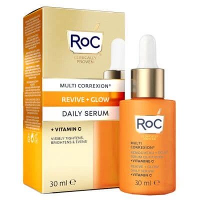 Roc multi corexion revive + glow ser de față 30 ml