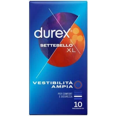 Prezervativ durabil sevenbello extralarge 10 bucăți