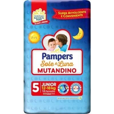 Pampers sole luna lenjerie de corp junior 14 bucăți