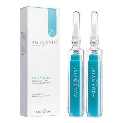 Aquavis gel anti-acnee 2 flacoane 10 ml