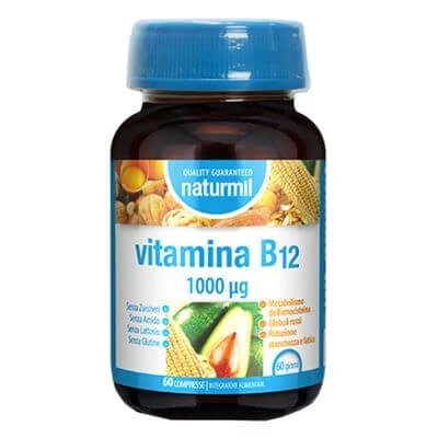 Naturmil vitamina b12 1000 mcg 60 comprimate