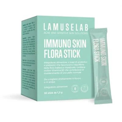 Lamuselab immuno skin flora stick 30 pliculețe