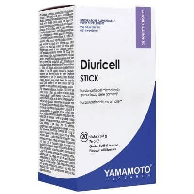 Diuricell stick berries 20 pliculețe x 3,8 g