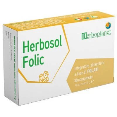 Herbosol folic 30 comprimate
