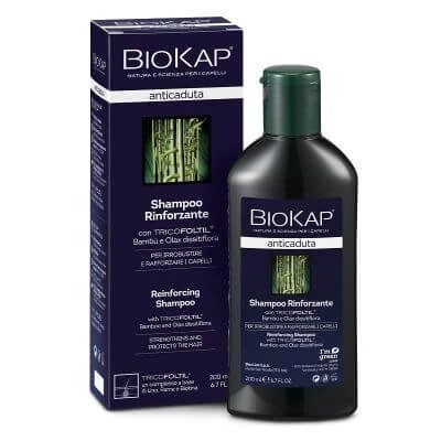 Biokap șampon pentru întărirea căderii părului cu formulă nouă tricobiotică 200 ml