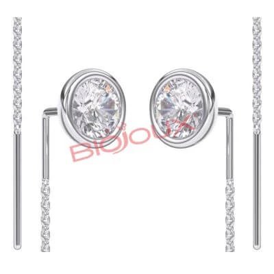 Bjt331 gwenda swarovski cercei din oțel inoxidabil