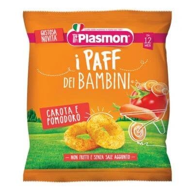 Plasmon gustare uscată paff morcov roșie 15 g