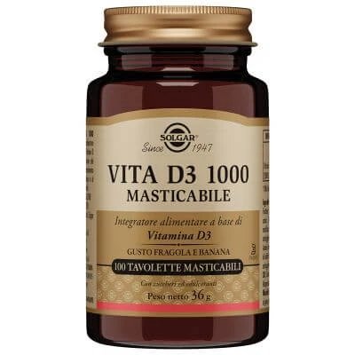 Vita d3 1000 100 comprimate masticabile