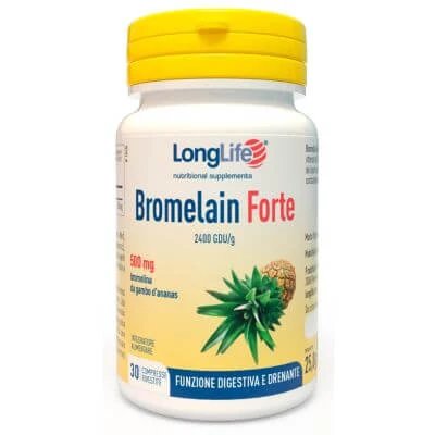 Longlife bromelain forte 30 comprimate