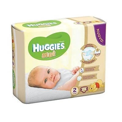 Huggies extra care baby nappy base 2 24 bucăți