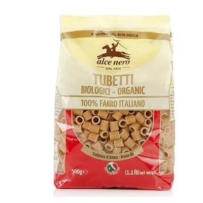 Tubetti 100% făină de spelt ecologică 500 g