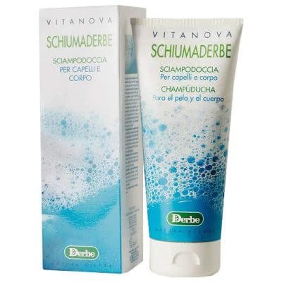 Schiumaderbe șampon pentru păr și corp 200 ml