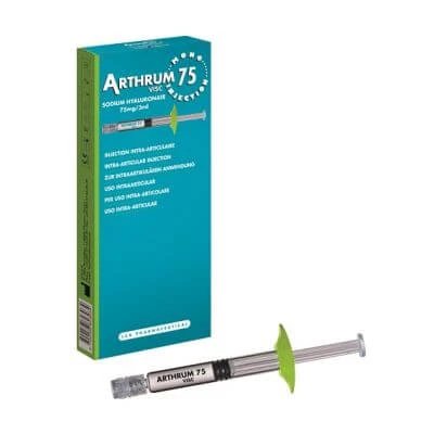 Seringă intraarticulară arthrum visc 75 mono injecție acid hialuronic 3 ml