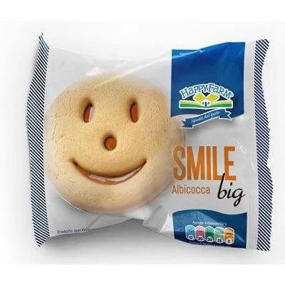 Fermă fericită zâmbet mare caisă 70 g