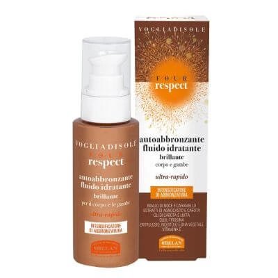 Desire for Sun Four Respect Bright Fluid hidratant Accelerator natural de autobronzare 100 ml