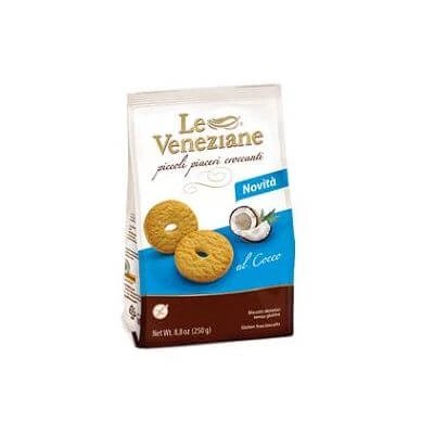 Le veneziane biscuiți cu nucă de cocos 250 g