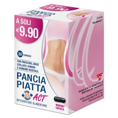 Acțiunea stomac plat 30 capsule