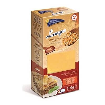 Piaceri mediterranei paste lasagne din făină de porumb 250 g