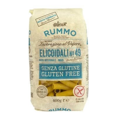 Rummo elicoidali n49 orez brun și porumb 400 g