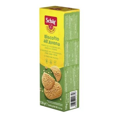 Schar Oatmeal Biscuits 2 pungi de 65 g