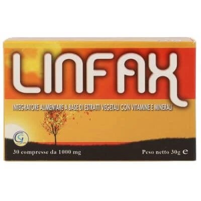 Linfax 30 comprimate ambalaj carton 30 g