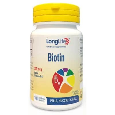 Longlife biotină 100 comprimate