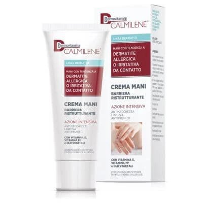 Dermovitamin calmilene restructurare barieră cremă de mâini acțiune intensivă pentru dermatită de contact alergică sau iritativă 75 ml