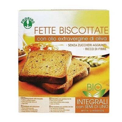 Prăjitură integrală fără zahăr din semințe de in 270 g