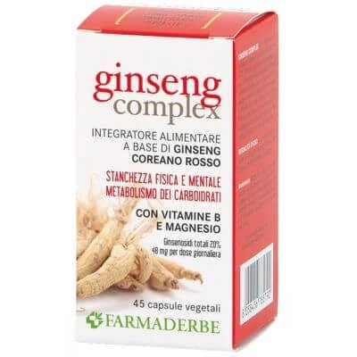 Complex de ginseng 45 capsule vegetariene