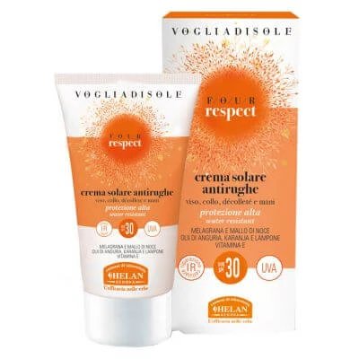 Foglia di sole respect cremă solară antirid spf30 50 ml
