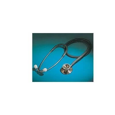 Stetoscop profesional corp din oțel inoxidabil 18/8, bandă biauriculară cromată cu arc intern dublu