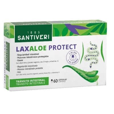 Laxaloe protejează 60 de capsule vegetariene