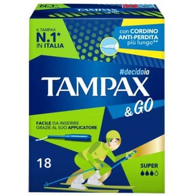 Tampax &go super 18 bucăți