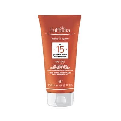 Euphidra kaleido uv system sun milk body 15