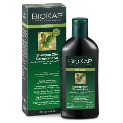 Biokap șampon de frumusețe derm ulei calmant 200 ml biosline