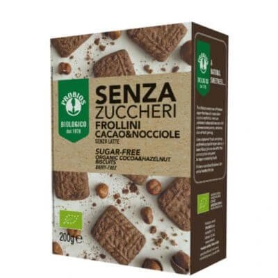 Negresă fără zahăr cu cacao și alune 200 g