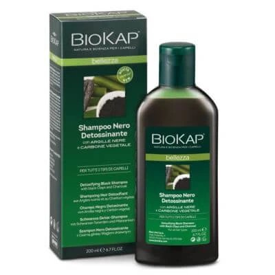 Biokap frumusețe detoxifiere șampon negru 200 ml biosline