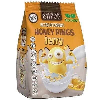 Gluten out inele de miere jerry 375 g