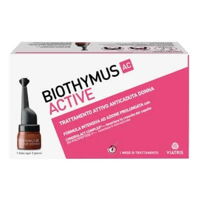 Biothymus ac tratament activ pentru căderea părului pentru femei 10 fiole