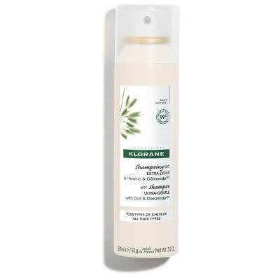 Klorane șampon uscat extra blând cu ovăz și ceramide pentru toate tipurile de păr spray 150 ml