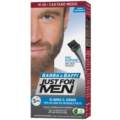 Just for men barbă și mustață m35 maro mediu 51 g