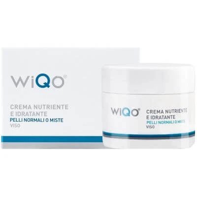 Wiqo cremă hrănitoare și hidratantă pentru ten normal până la mixt față 50 ml