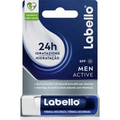 Labello active pentru bărbați spf 15 5.5 ml