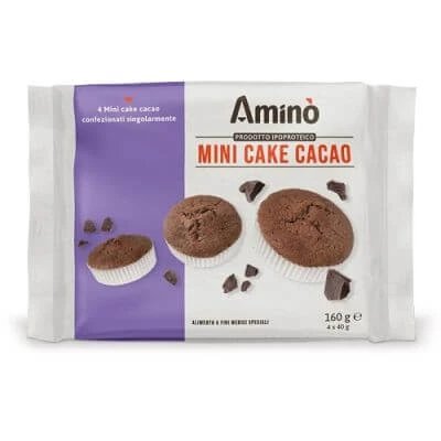 Mini prăjitură cu cacao "Amino" 4 bucăți de 40 g