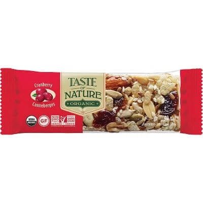 Gust de natură organică vegană merișoare bar 40 g