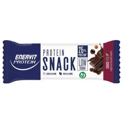 Snack proteic Enervit choco veg low sugar 33 g x 25 bucăți