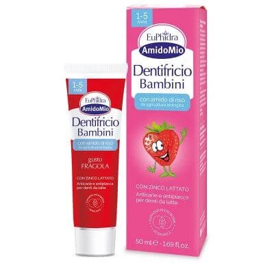 Euphidra amidomio pastă de dinți căpșuni 1-5 ani 50 ml