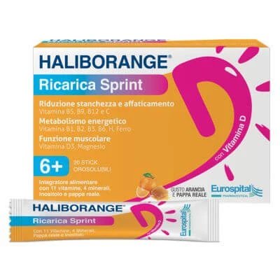 Haliborange sprint refill 20 stick pack 2 g