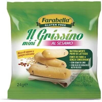 Farabella mini bagheta de pâine cu susan 24 g