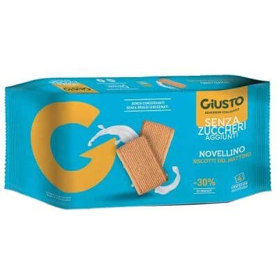 Biscuiți de dimineață fără zahăr Giusto 350 g
